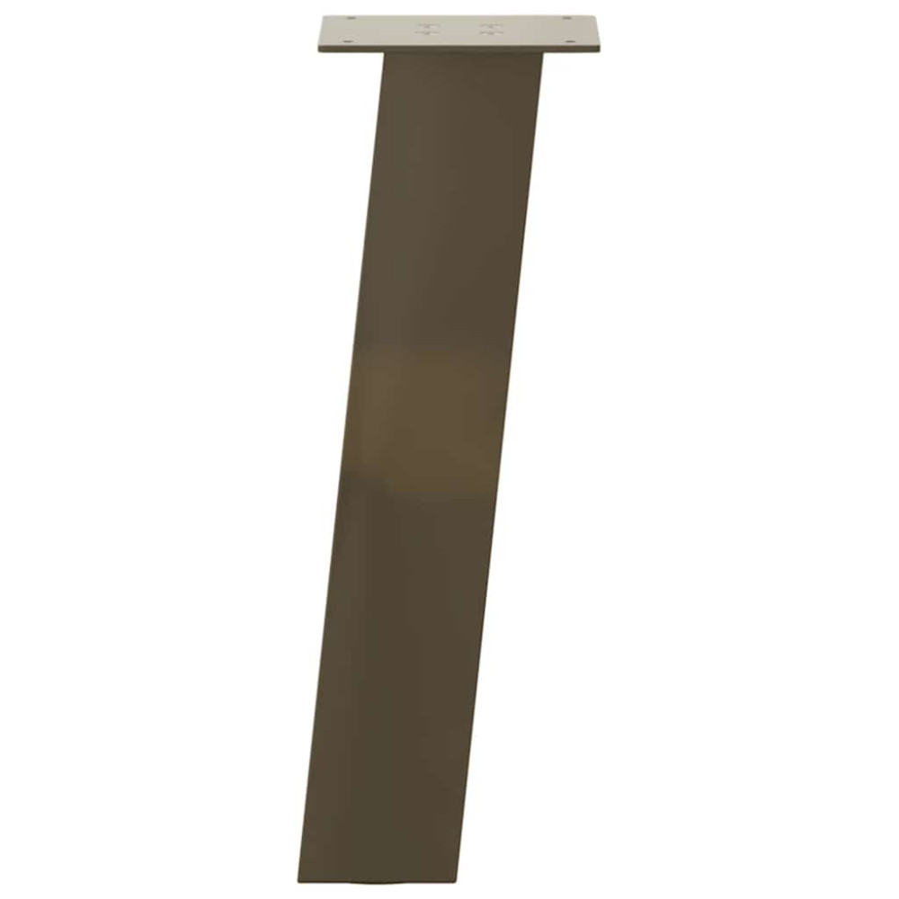 Produktbild för Soffbordsben 4 st naturstål 42 cm stål