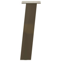 Produktbild för Soffbordsben 4 st naturstål 42 cm stål