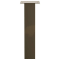 Produktbild för Soffbordsben 4 st naturstål 42 cm stål