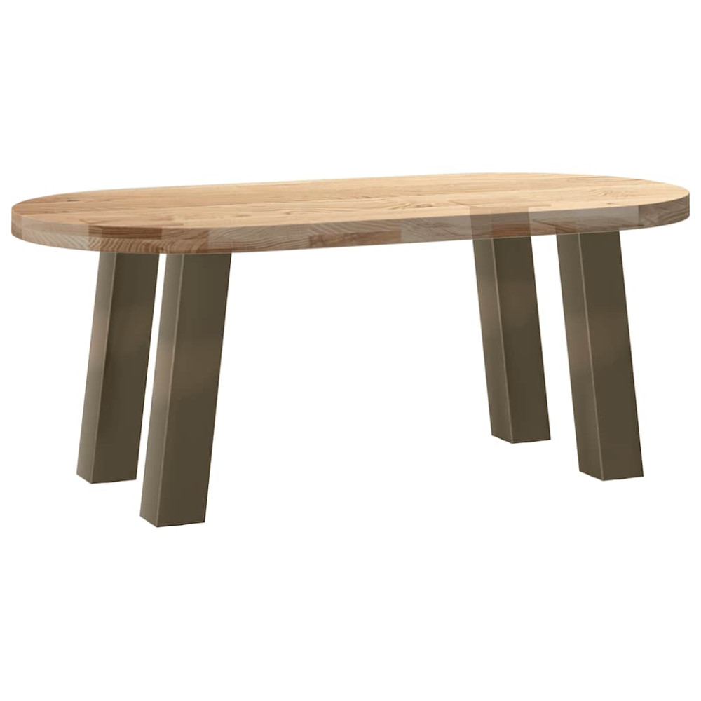Produktbild för Soffbordsben 4 st naturstål 42 cm stål