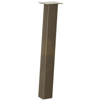 Produktbild för Konsolbordsben 4 st naturstål 72 cm stål