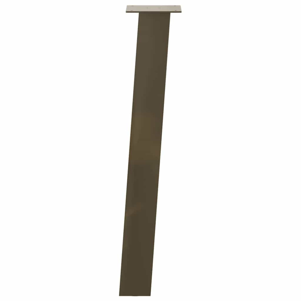 Produktbild för Konsolbordsben 4 st naturstål 72 cm stål