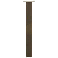 Produktbild för Konsolbordsben 4 st naturstål 72 cm stål