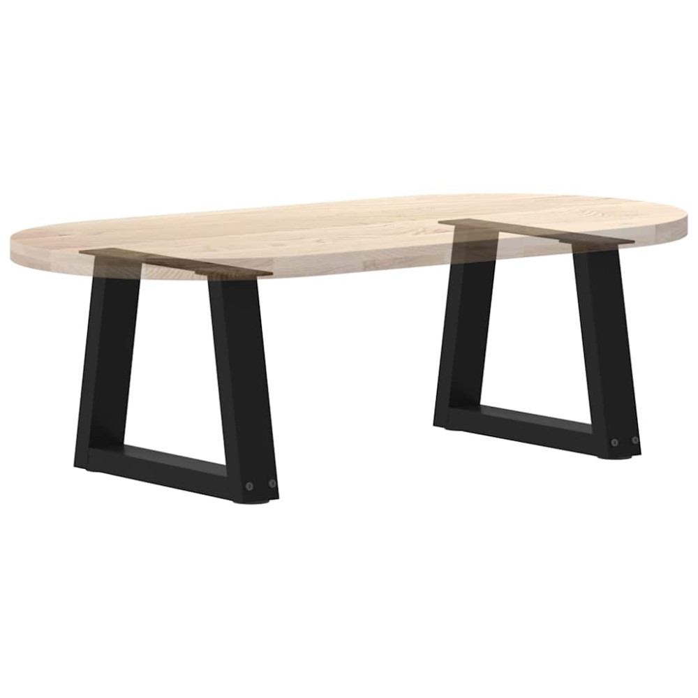 Produktbild för Soffbordsben V-formade 2 st svarta 30x(30-31,3) cm stål