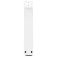 Produktbild för Soffbordsben V-formade 2 st vita 30x(30-31,3) cm stål