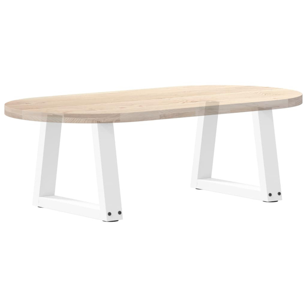 Produktbild för Soffbordsben V-formade 2 st vita 30x(30-31,3) cm stål