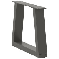 Produktbild för Soffbordsben V-formade 2 st antracit 30x(30-31,3) cm stål
