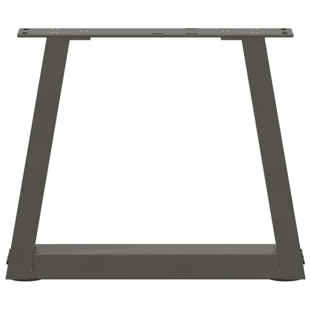 Produktbild för Soffbordsben V-formade 2 st antracit 30x(30-31,3) cm stål