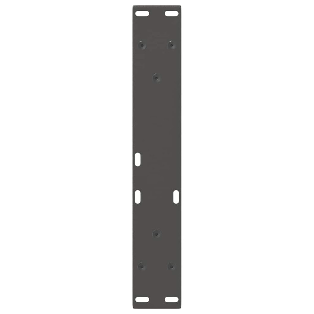Produktbild för Soffbordsben V-formade 2 st antracit 30x(30-31,3) cm stål