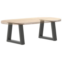 Produktbild för Soffbordsben V-formade 2 st antracit 30x(30-31,3) cm stål