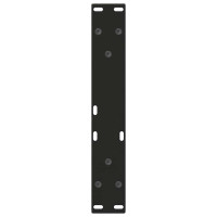 Produktbild för Soffbordsben V-formade 2 st svarta 40x(30-31,3) cm stål