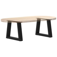 Produktbild för Soffbordsben V-formade 2 st svarta 40x(30-31,3) cm stål