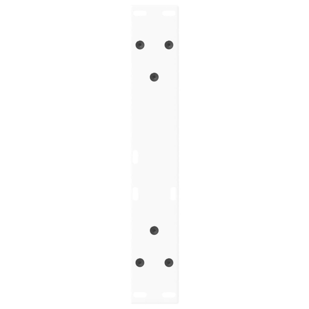 Produktbild för Soffbordsben V-formade 2 st vita 40x(30-31,3) cm stål