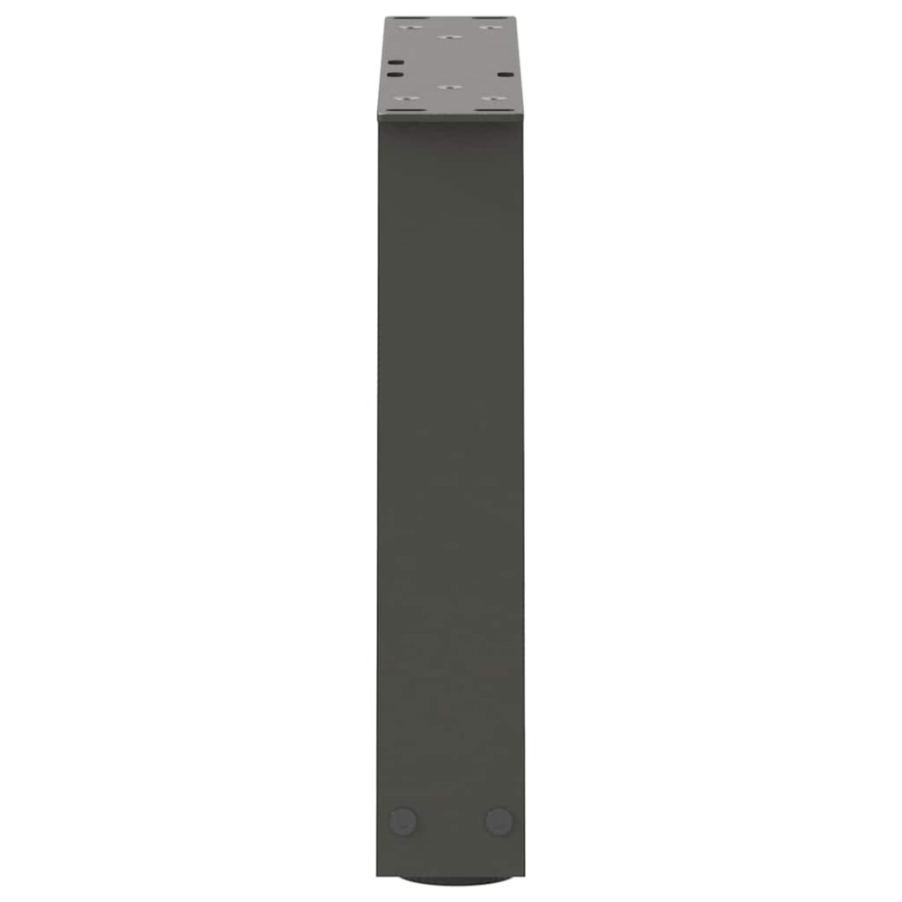 Produktbild för Soffbordsben V-formade 2 st antracit 40x(30-31,3) cm stål