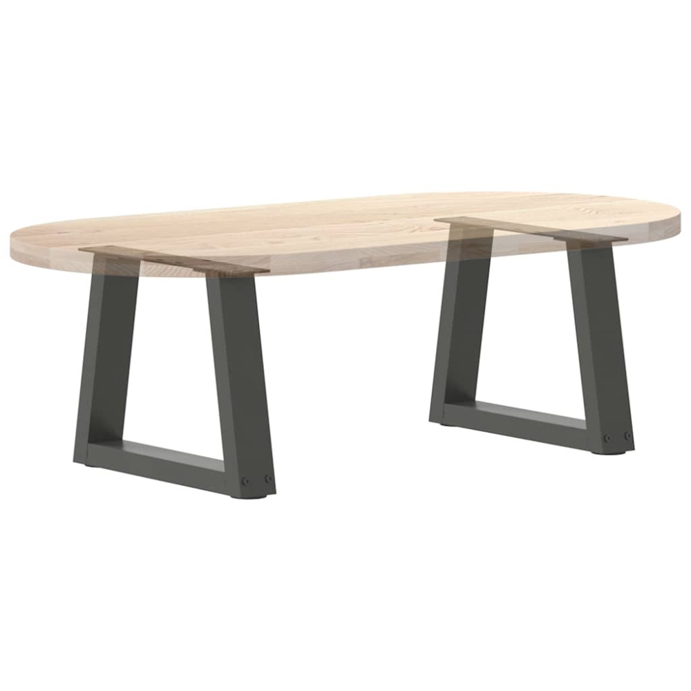 Produktbild för Soffbordsben V-formade 2 st antracit 40x(30-31,3) cm stål
