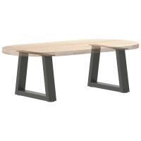 Produktbild för Soffbordsben V-formade 2 st antracit 40x(30-31,3) cm stål