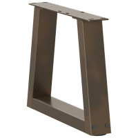 Produktbild för Soffbordsben V-formade 2 st naturstål 40x(30-31,3) cm stål