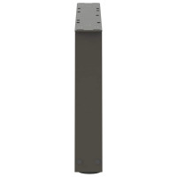 Produktbild för Soffbordsben V-formade 2 st antracit 60x(30-31,3) cm stål