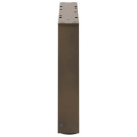 Produktbild för Soffbordsben V-formade 2 st naturstål 60x(30-31,3) cm stål