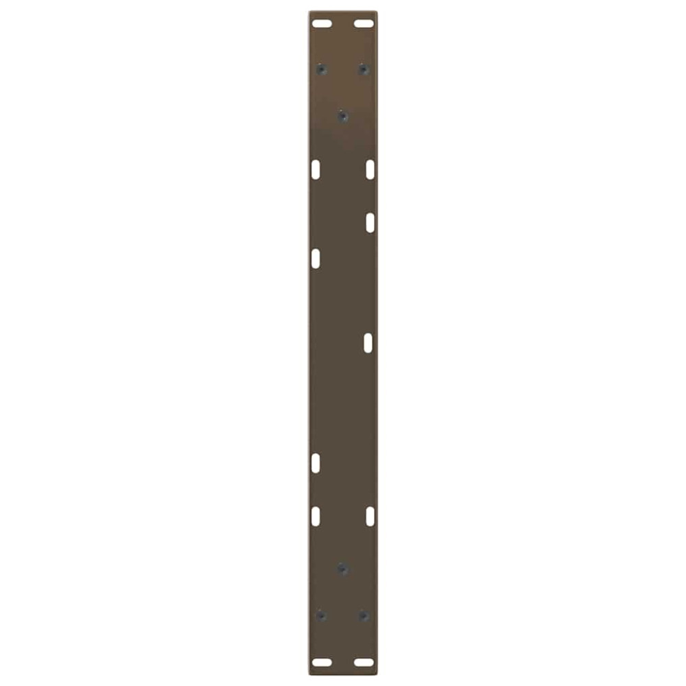 Produktbild för Soffbordsben V-formade 2 st naturstål 60x(30-31,3) cm stål