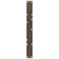 Produktbild för Soffbordsben V-formade 2 st naturstål 60x(30-31,3) cm stål