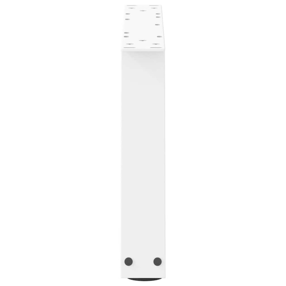 Produktbild för Soffbordsben V-formade 2 st vita 70x(30-31,3) cm stål