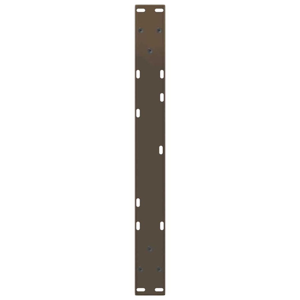 Produktbild för Soffbordsben V-formade 2 st naturstål 70x(30-31,3) cm stål