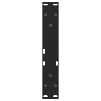 Produktbild för Soffbordsben V-formade 2 st svarta 28x(42-43,3) cm stål