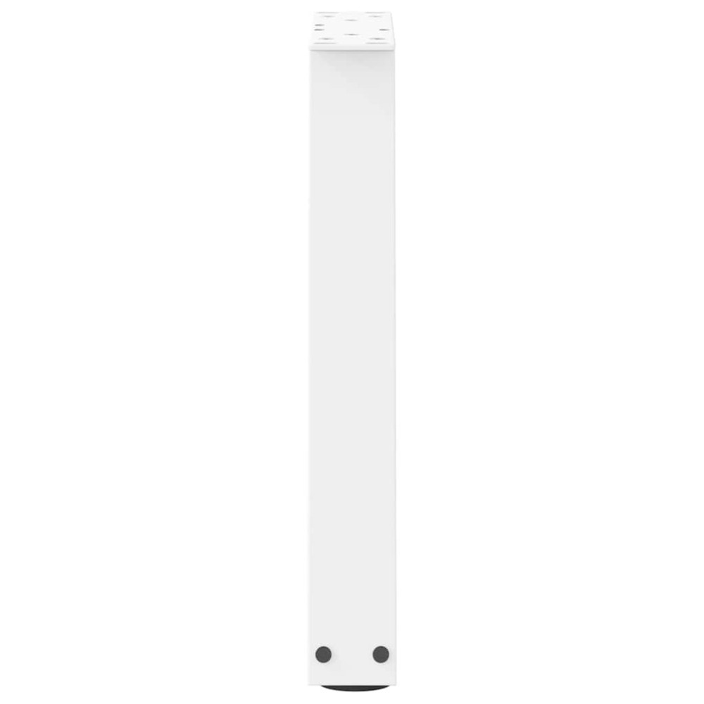 Produktbild för Soffbordsben V-formade 2 st vita 28x(42-43,3) cm stål