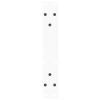 Produktbild för Soffbordsben V-formade 2 st vita 28x(42-43,3) cm stål