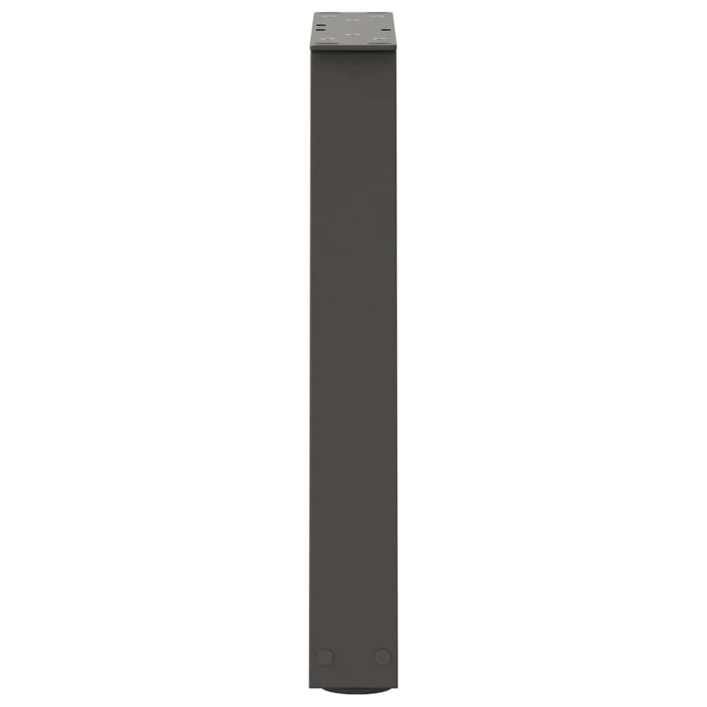 Produktbild för Soffbordsben V-formade 2 st antracit 28x(42-43,3) cm stål