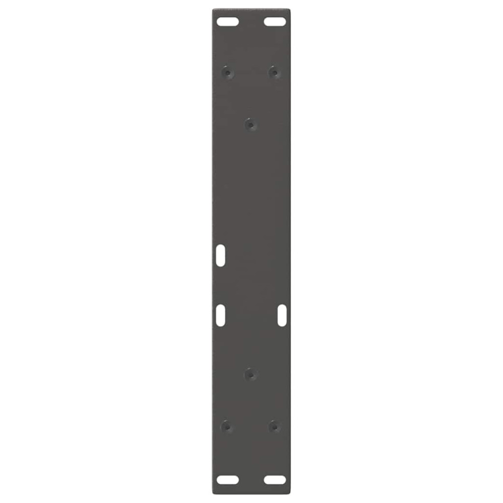Produktbild för Soffbordsben V-formade 2 st antracit 28x(42-43,3) cm stål