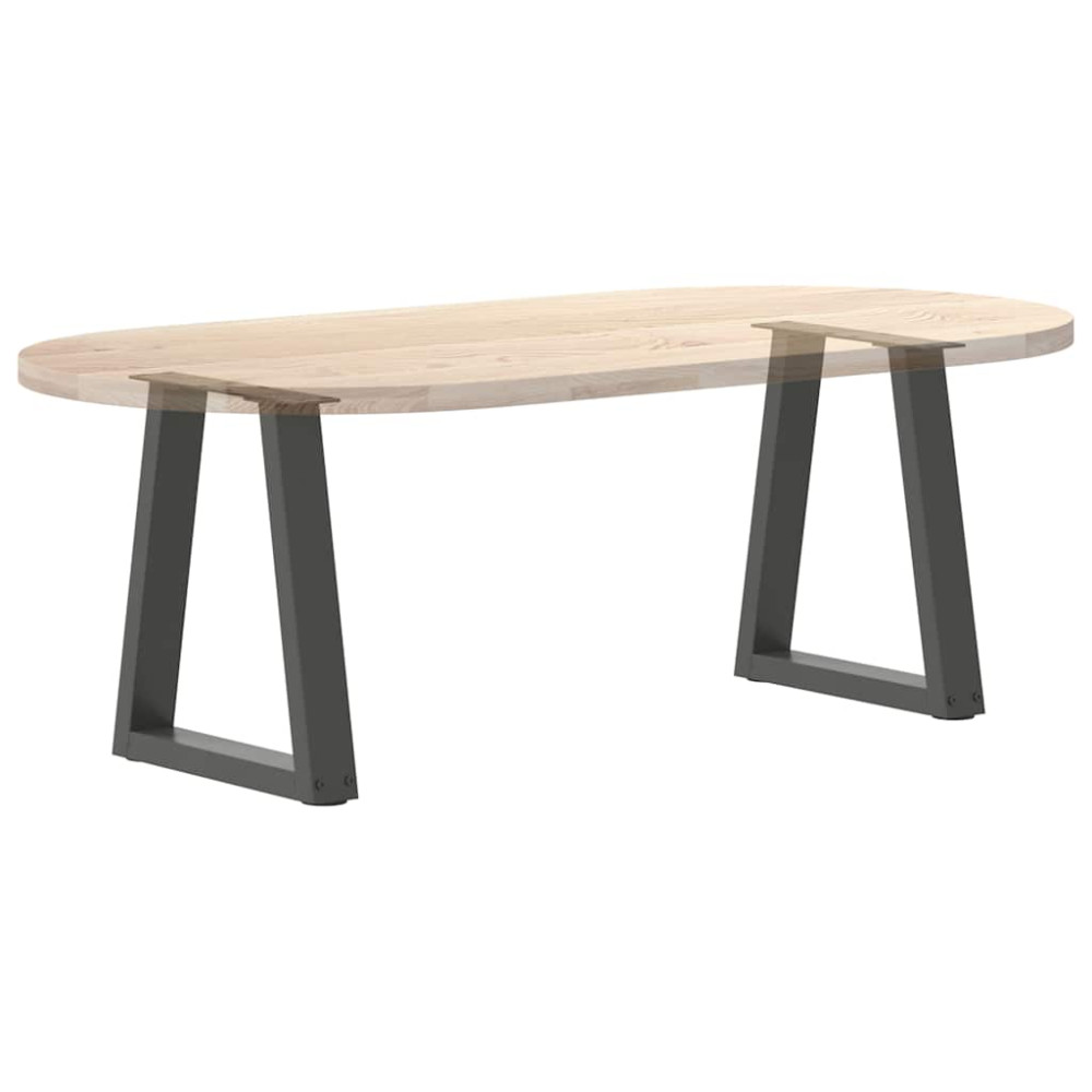 Produktbild för Soffbordsben V-formade 2 st antracit 28x(42-43,3) cm stål