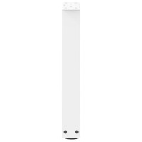 Produktbild för Soffbordsben V-formade 2 st vita 38x(42-43,3) cm stål