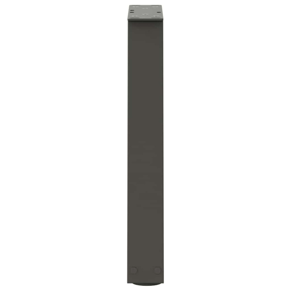 Produktbild för Soffbordsben V-formade 2 st antracit 38x(42-43,3) cm stål