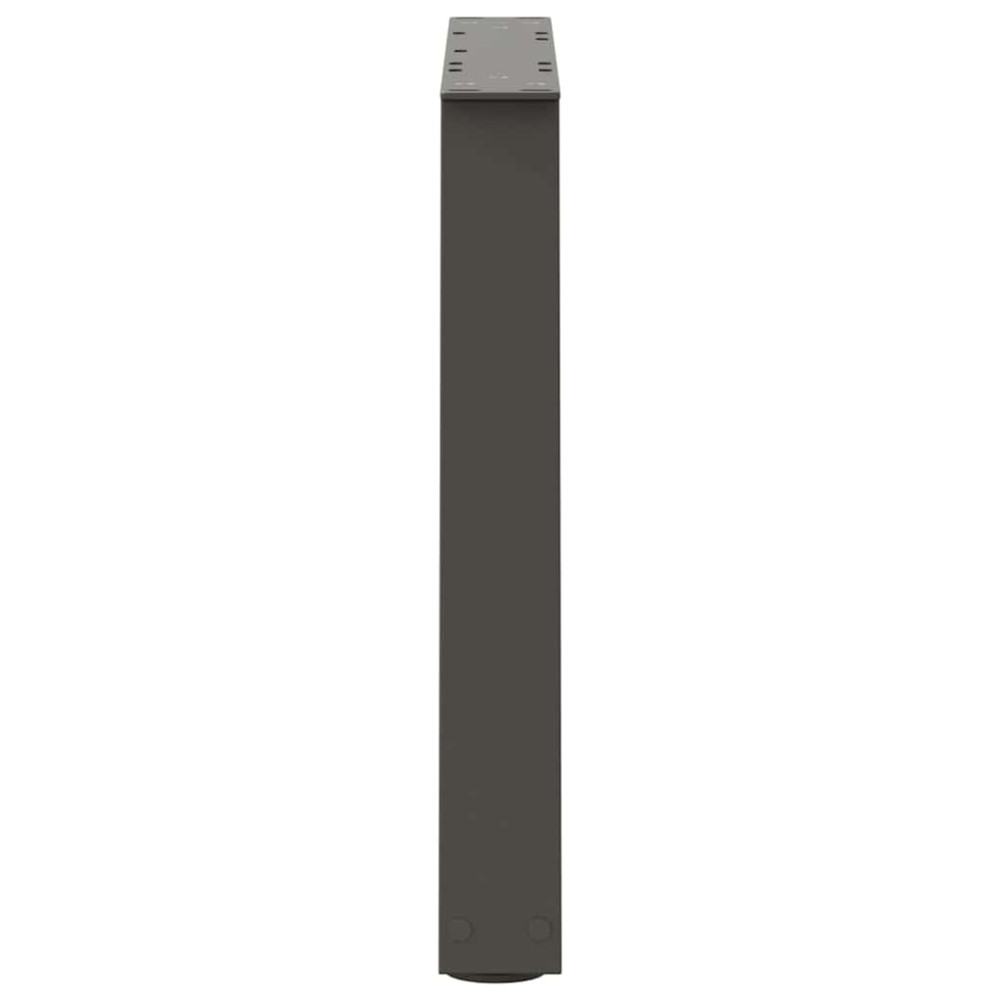 Produktbild för Soffbordsben V-formade 2 st antracit 50x(42-43,3) cm stål