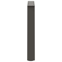 Produktbild för Soffbordsben V-formade 2 st antracit 50x(42-43,3) cm stål
