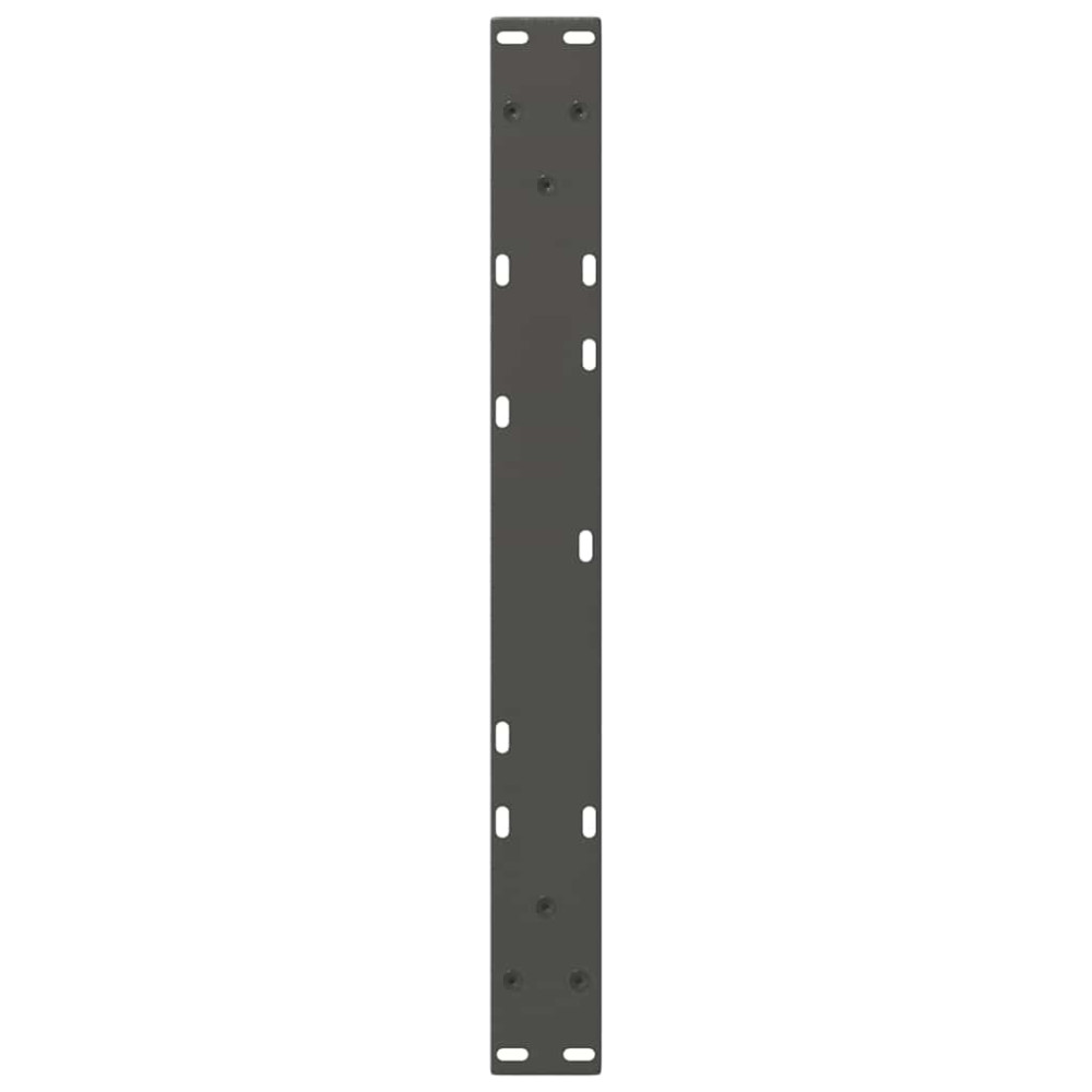 Produktbild för Soffbordsben V-formade 2 st antracit 50x(42-43,3) cm stål