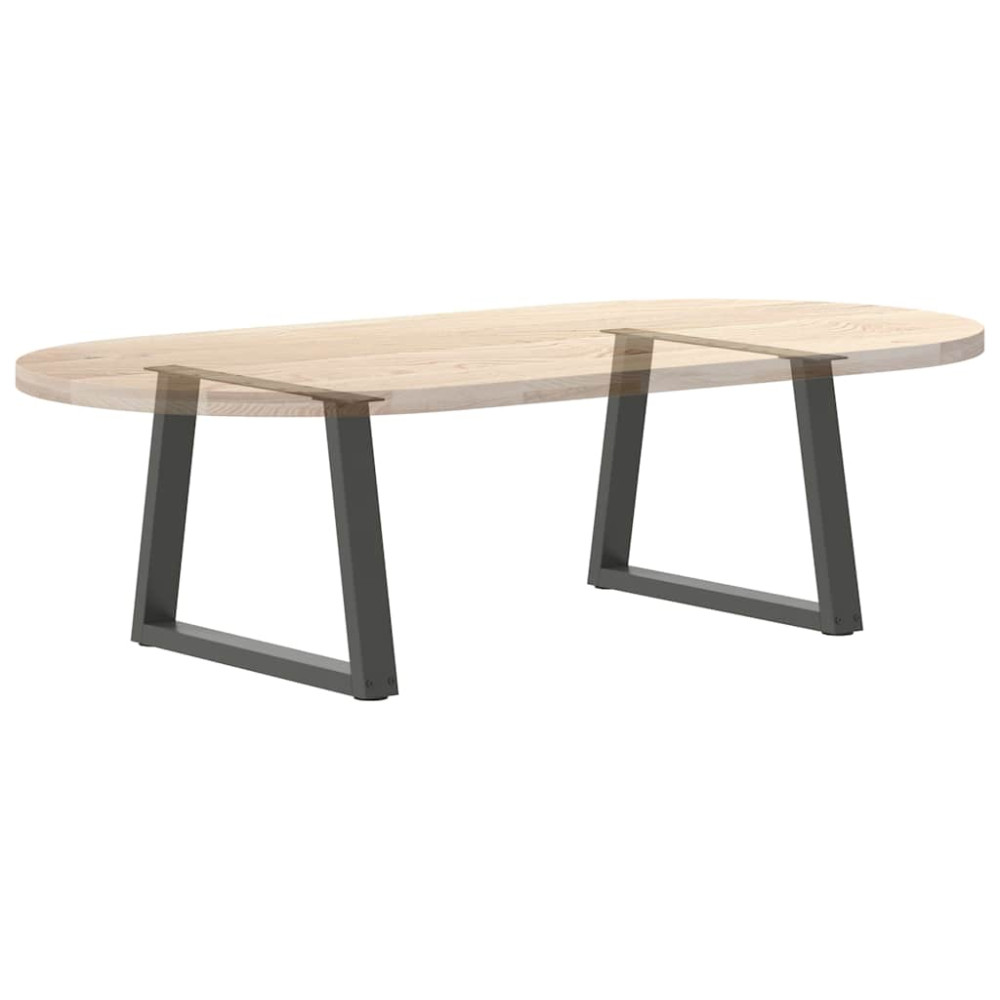 Produktbild för Soffbordsben V-formade 2 st antracit 50x(42-43,3) cm stål