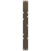 Produktbild för Soffbordsben V-formade 2 st naturstål 50x(42-43,3) cm stål