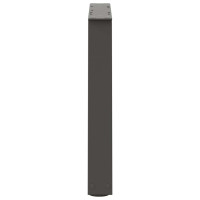 Produktbild för Soffbordsben V-formade 2 st antracit 60x(42-43,3) cm stål