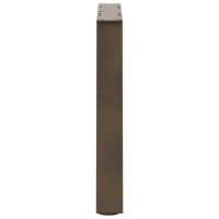 Produktbild för Soffbordsben V-formade 2 st naturstål 60x(42-43,3) cm stål