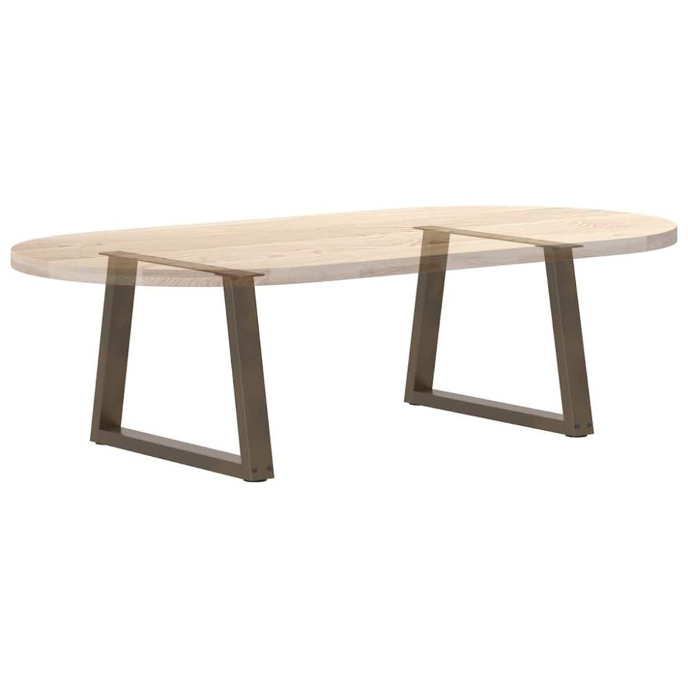 Produktbild för Soffbordsben V-formade 2 st naturstål 60x(42-43,3) cm stål