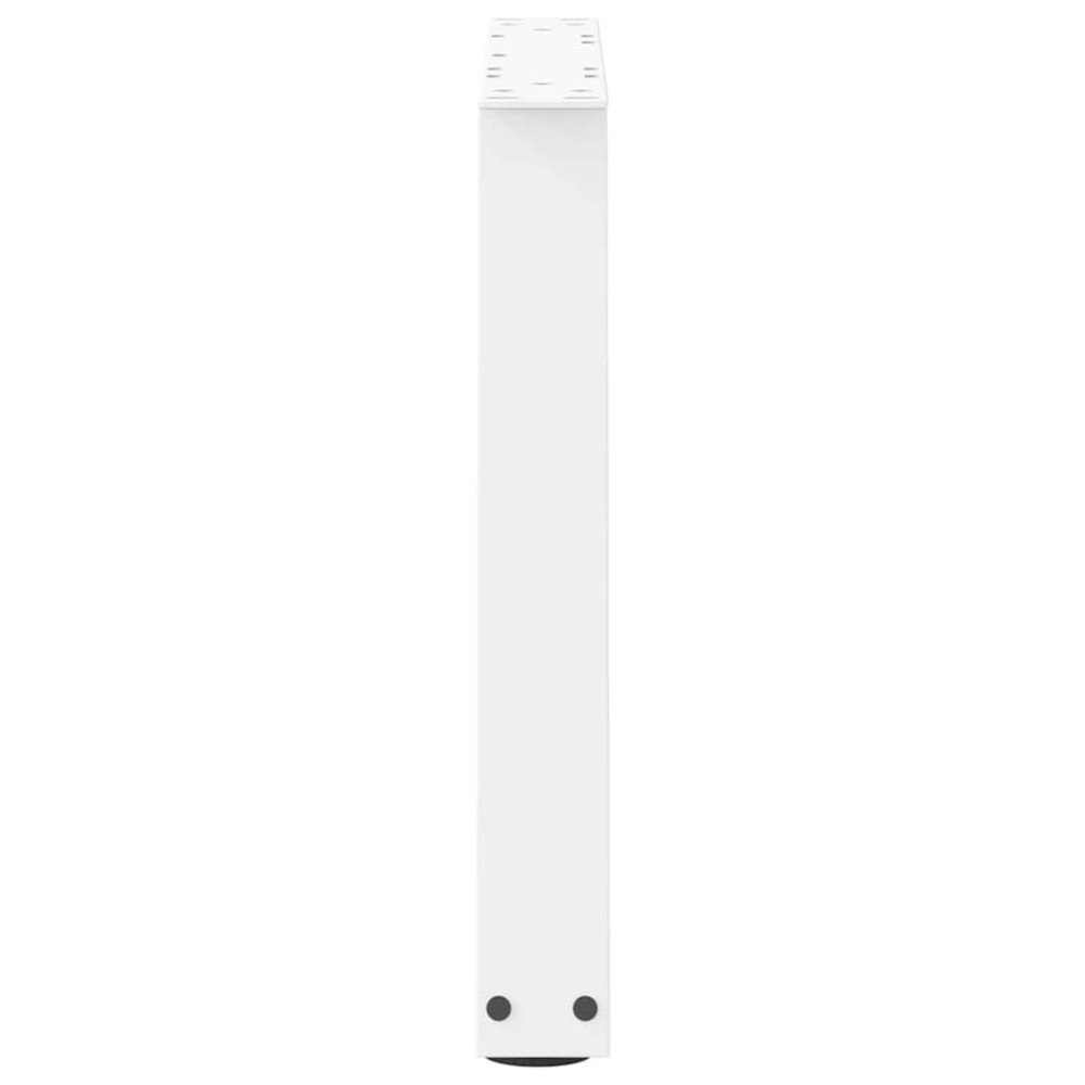 Produktbild för Soffbordsben V-formade 2 st vita 70x(42-43,3) cm stål