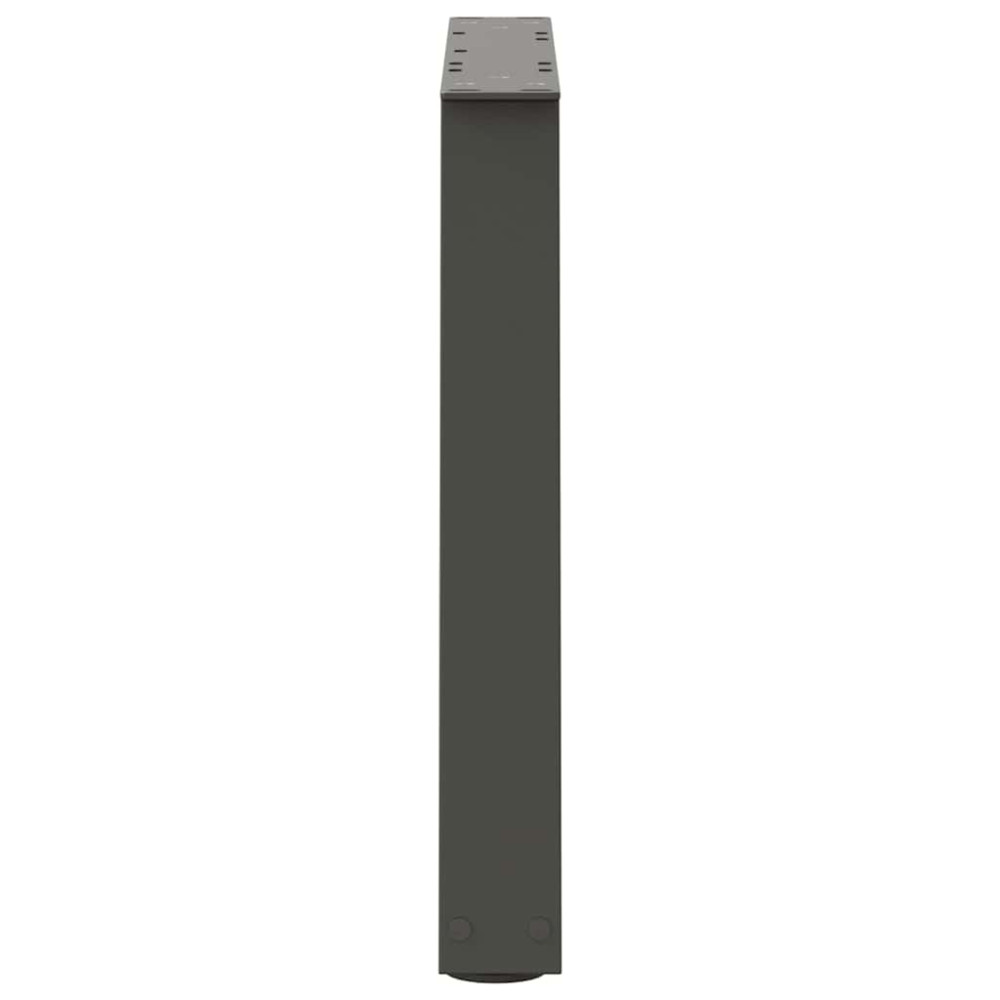 Produktbild för Soffbordsben V-formade 2 st antracit 70x(42-43,3) cm stål