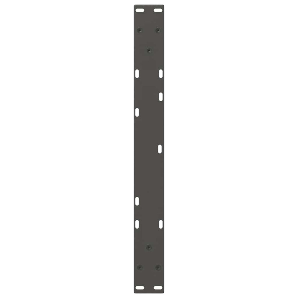 Produktbild för Soffbordsben V-formade 2 st antracit 70x(42-43,3) cm stål