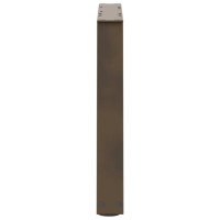 Produktbild för Soffbordsben V-formade 2 st naturstål 70x(42-43,3) cm stål