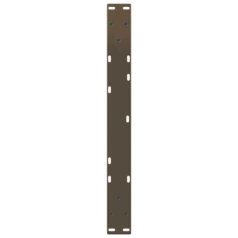 Produktbild för Soffbordsben V-formade 2 st naturstål 70x(42-43,3) cm stål