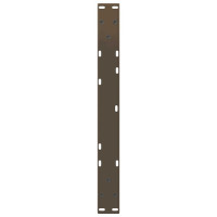 Produktbild för Soffbordsben V-formade 2 st naturstål 70x(42-43,3) cm stål