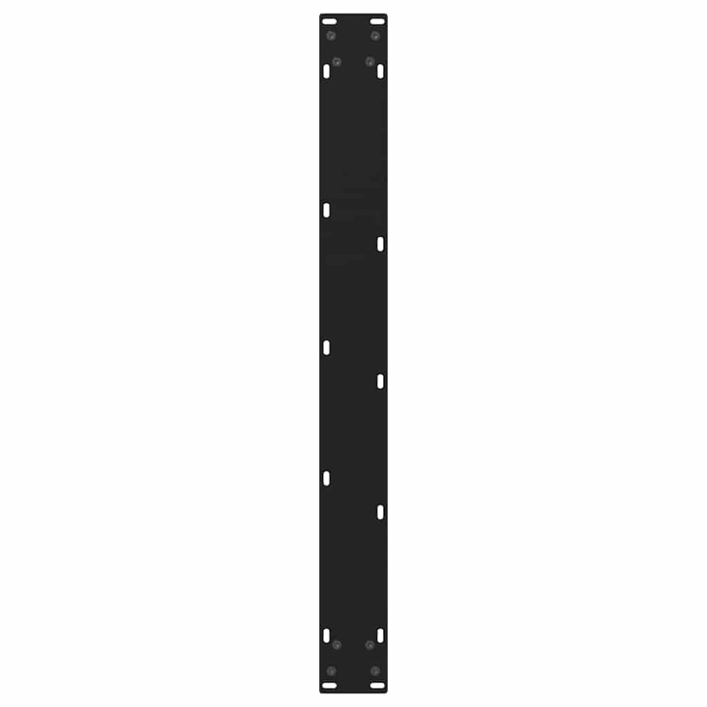 Produktbild för Matbordsben V-formade 2 st svarta 70x(72-73,3) cm stål
